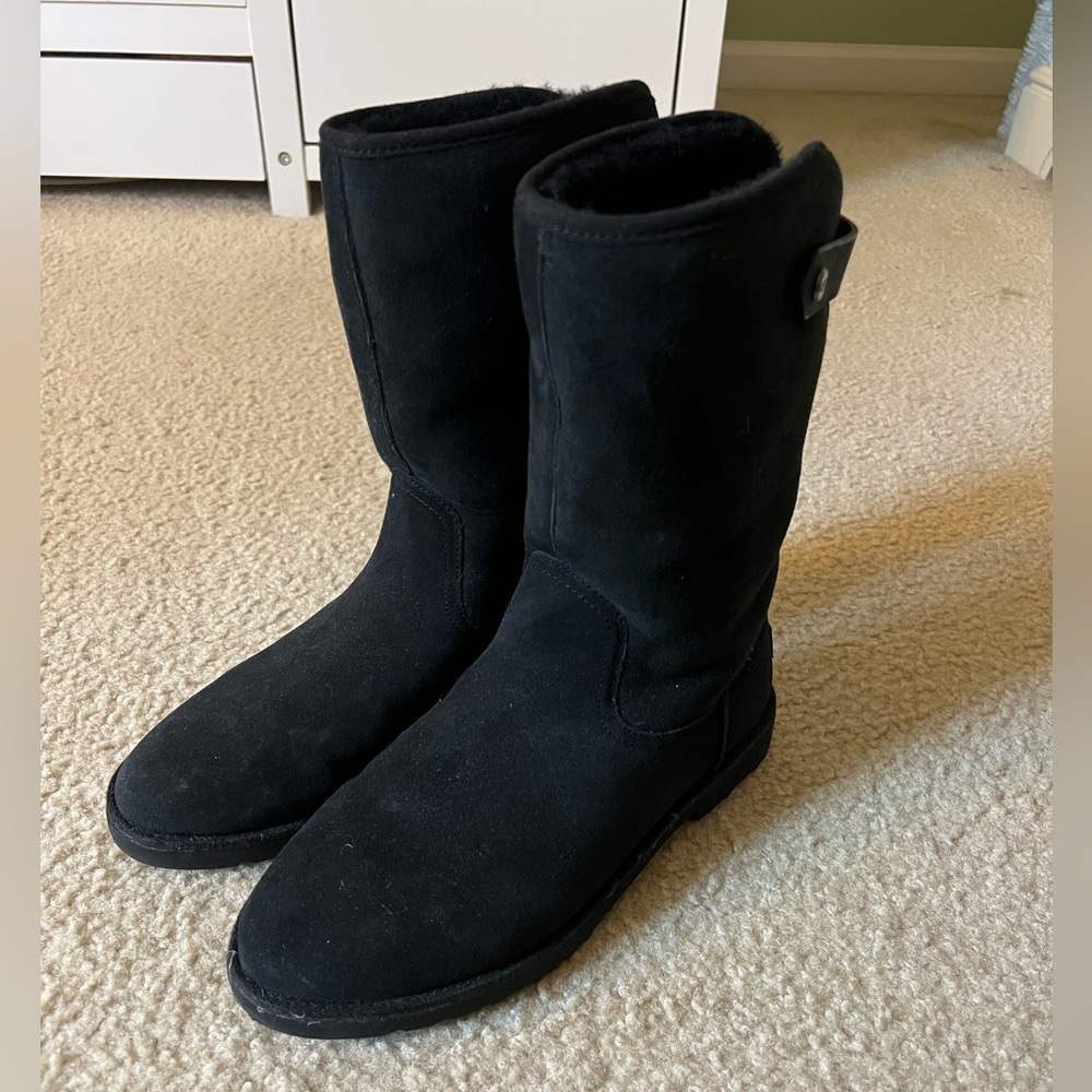 UGG Black Suede Boots